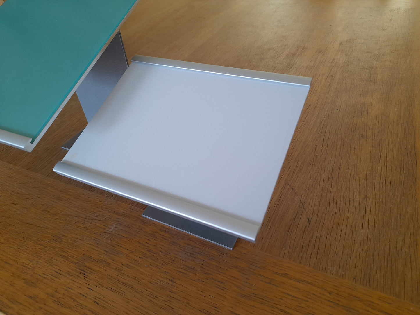 Freestanding Aluminium Label Holders anodised silver